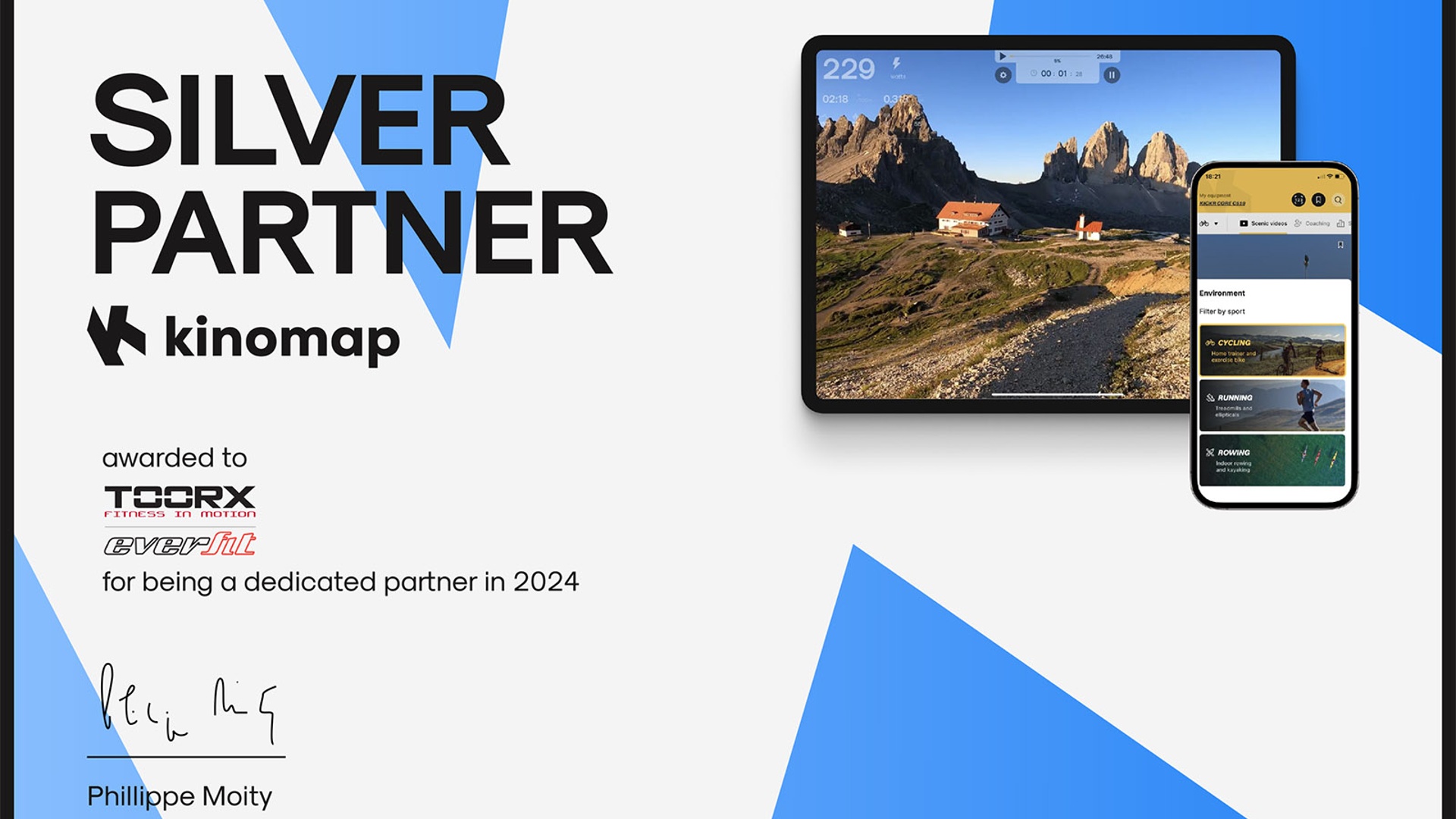 TOORX SILVER PARTNER di KINOMAP