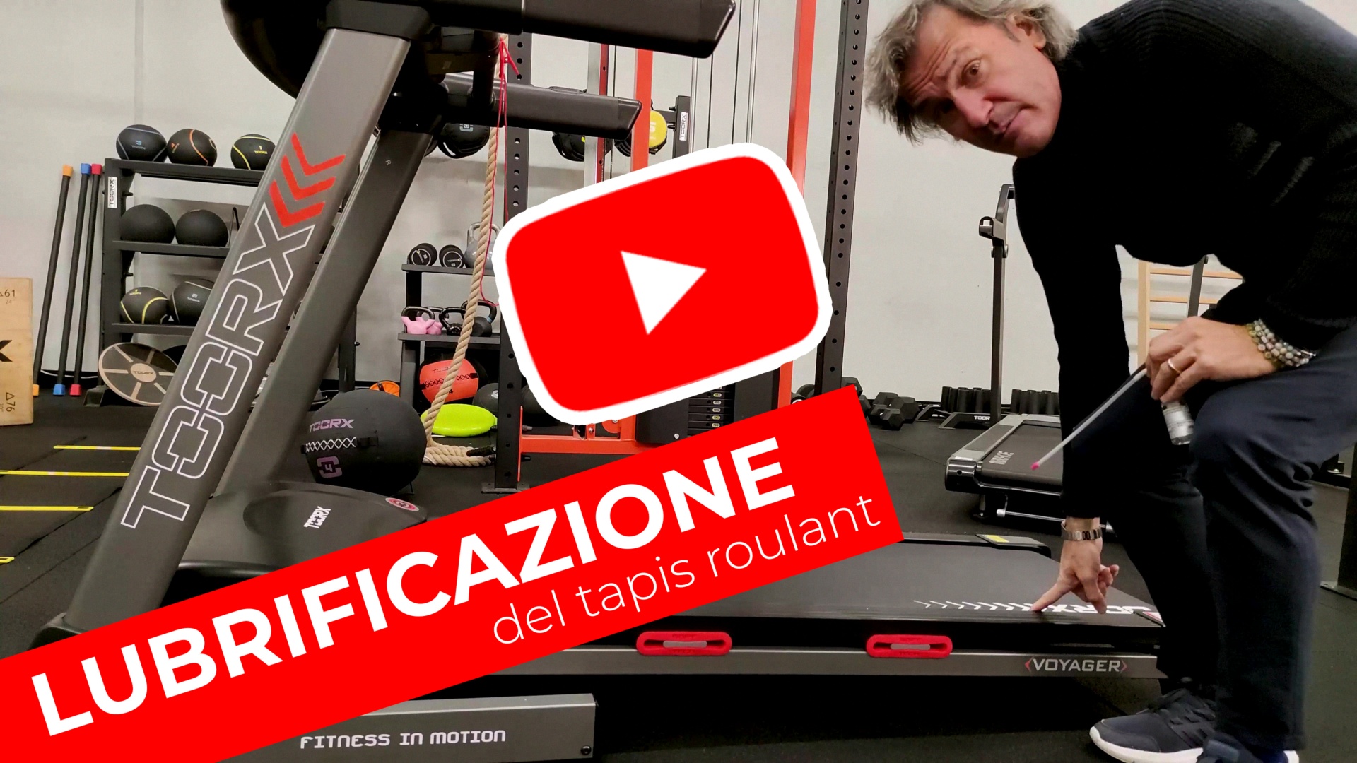Tapis roulant e prima lubrificazione!